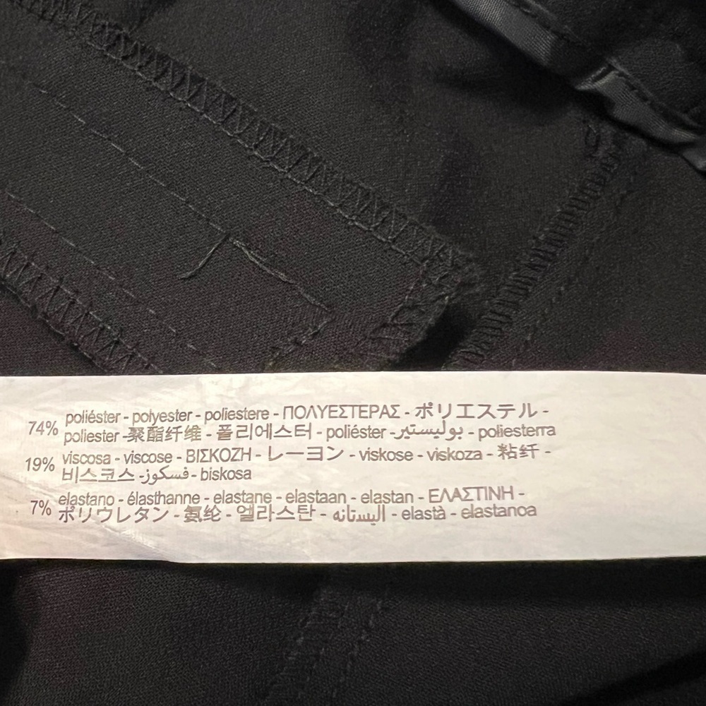 Zara Dress Pants Women’s Size XS - Black With Zipper Closure - Picture 5 of 9